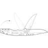 Нож SOG FLARE FLA1001 SG_FLA1001